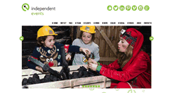 Desktop Screenshot of independent-events.com